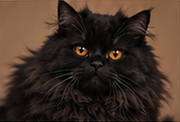 Shadow, a persian cat